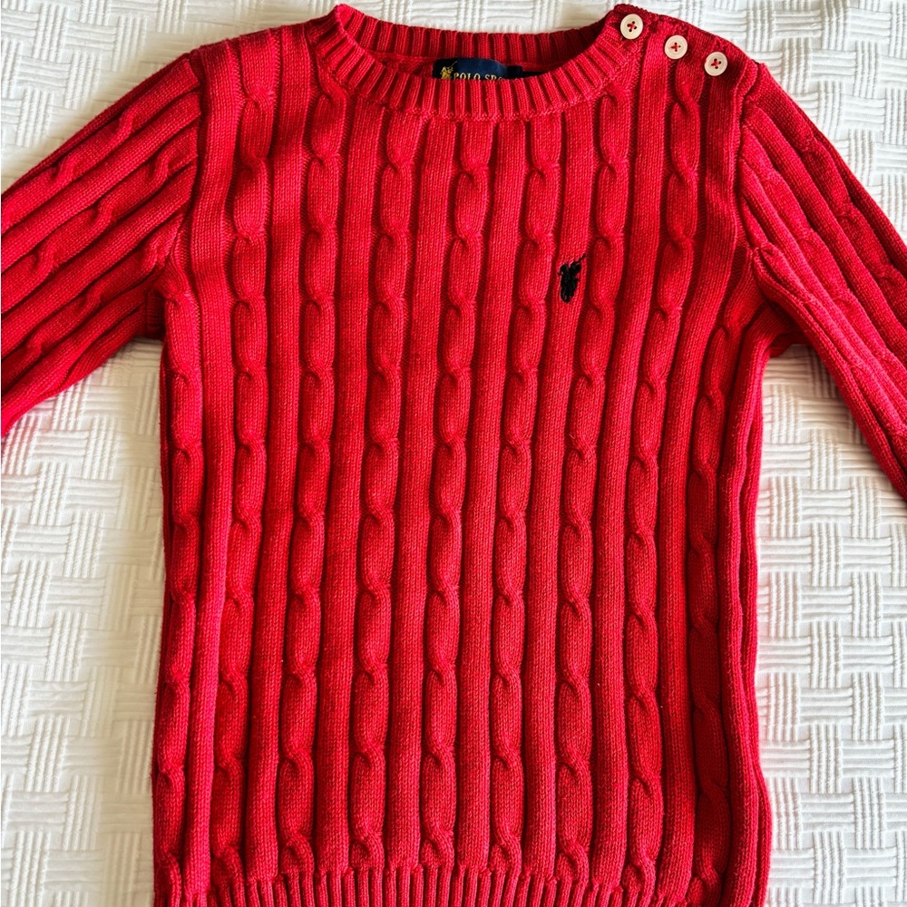 Vintage Polo Ralph Lauren Cable Knit Sweater